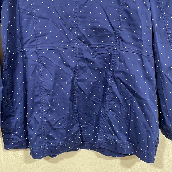 Chicos Polka Dot Lightweight Jacket - Picture 8 of 9